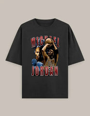 Michael Jordan Graphic Oversized Classic T-Shirt Baklol Wear