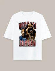 Michael Jordan Graphic Oversized Classic T-Shirt Baklol Wear
