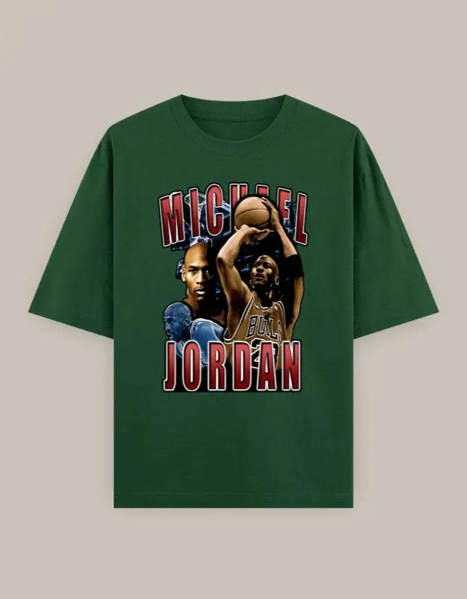 Michael Jordan Graphic Oversized Classic T-Shirt Baklol Wear