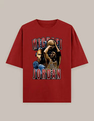 Michael Jordan Graphic Oversized Classic T-Shirt Baklol Wear