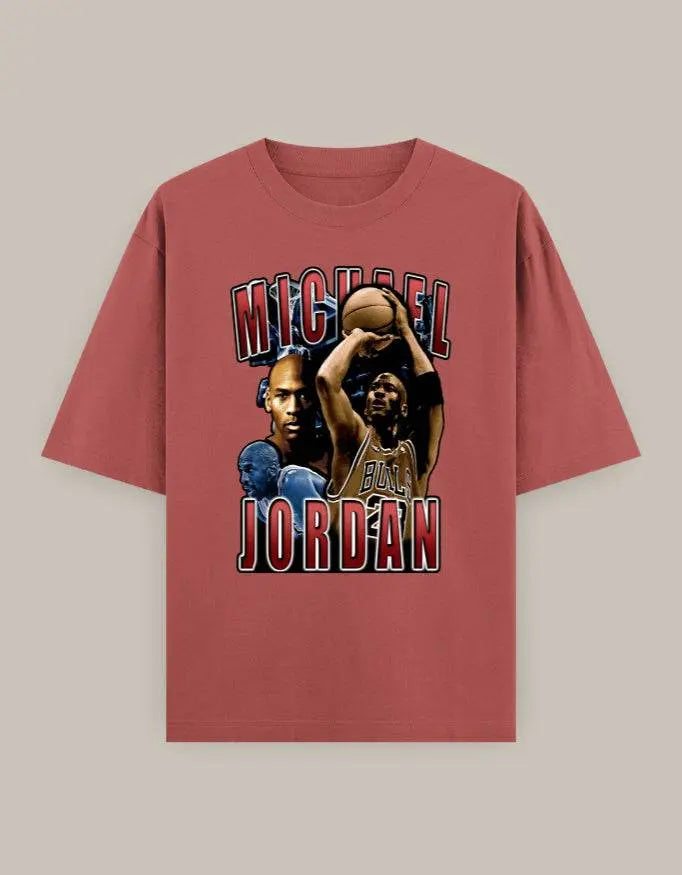 Michael Jordan Graphic Oversized Classic T-Shirt Baklol Wear