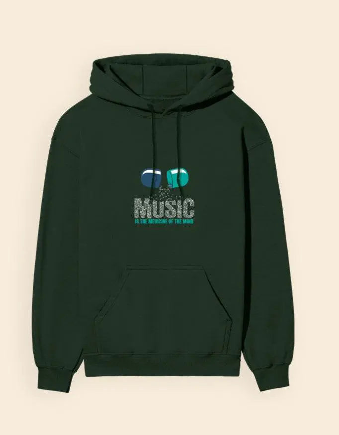 Music Medicine Unisex Graphic Hoodie Baklol Wear