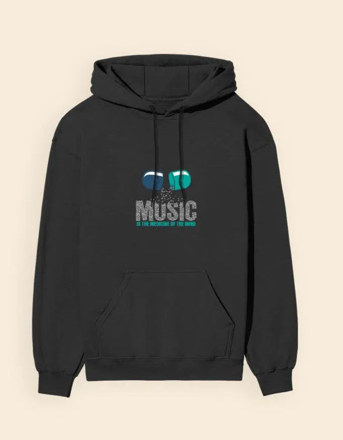 Music Medicine Unisex Graphic Hoodie Baklol Wear