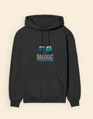Music Medicine Unisex Graphic Hoodie Baklol Wear