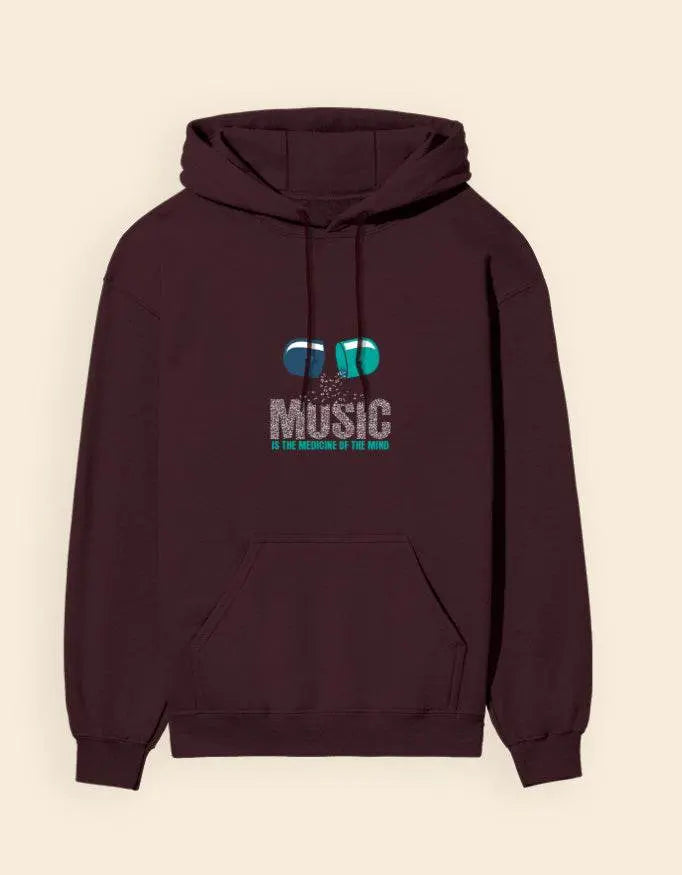 Music Medicine Unisex Graphic Hoodie Baklol Wear