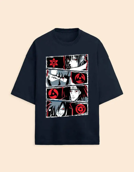 Naruto Sharingan Premium Oversized Tee Baklol Wear