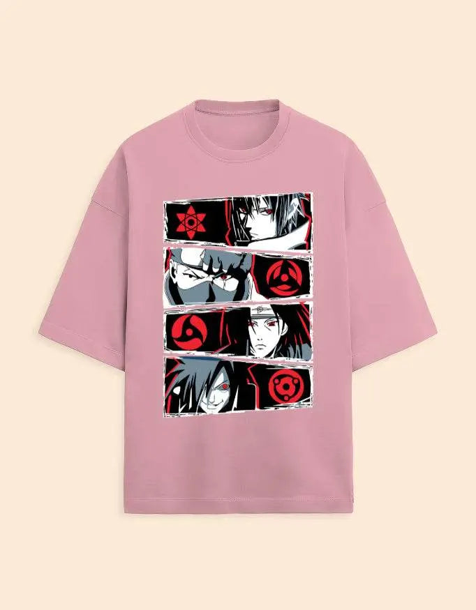 Naruto Sharingan Premium Oversized Tee Baklol Wear