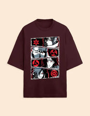 Naruto Sharingan Premium Oversized Tee Baklol Wear