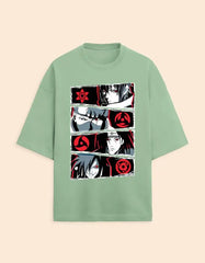 Naruto Sharingan Premium Oversized Tee Baklol Wear