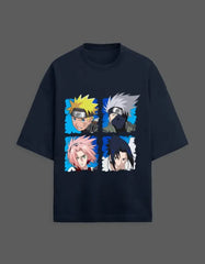 Naruto Team Premium Oversized Tshirt Baklol Wear