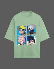 Naruto Team Premium Oversized Tshirt Baklol Wear
