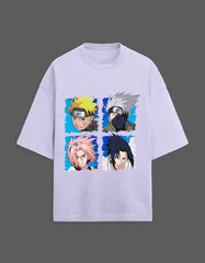 Naruto Team Premium Oversized Tshirt Baklol Wear
