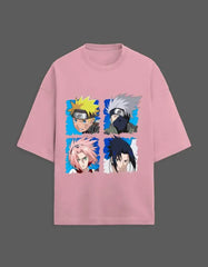 Naruto Team Premium Oversized Tshirt Baklol Wear