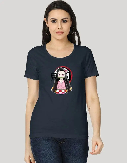 Nezuko Anime Graphic Women's Classic T-Shirt Baklol Wear