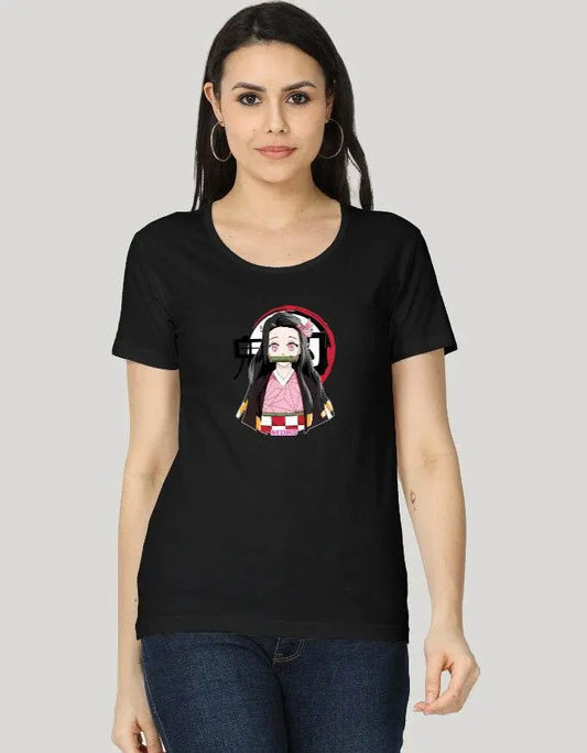 Nezuko Anime Graphic Women's Classic T-Shirt Baklol Wear