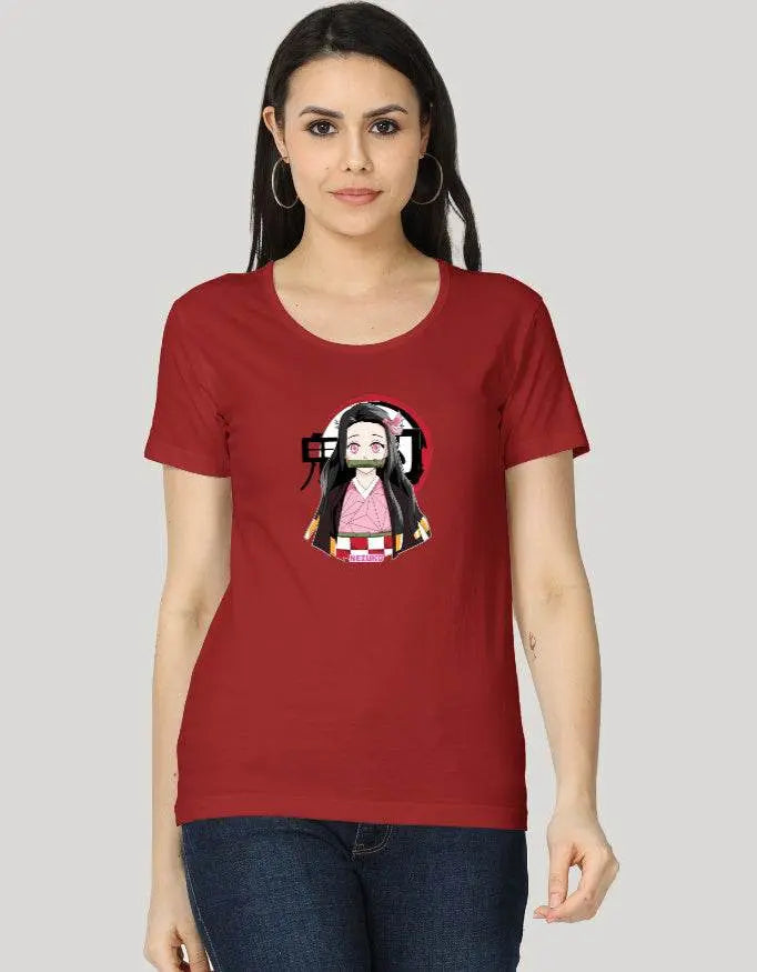 Nezuko Anime Graphic Women's Classic T-Shirt Baklol Wear