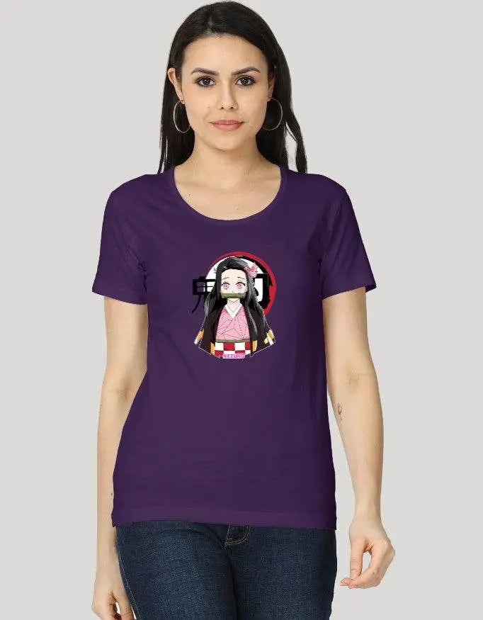 Nezuko Anime Graphic Women's Classic T-Shirt Baklol Wear