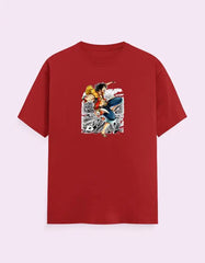 One Piece Luffy Graphic Unisex Classic Crew T-Shirt Baklol Wear