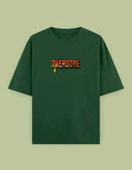Overdoze Oversized Streetwear T-Shirt – Bold Drip Lettering Graphic Tee Baklol Wear
