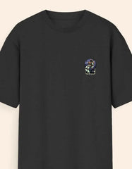 Oversized Moon Astronaut Back Print T-Shirt – Space Explorer Graphic Tee for Men & Women Baklol Wear