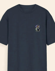 Oversized Moon Astronaut Back Print T-Shirt – Space Explorer Graphic Tee for Men & Women Baklol Wear