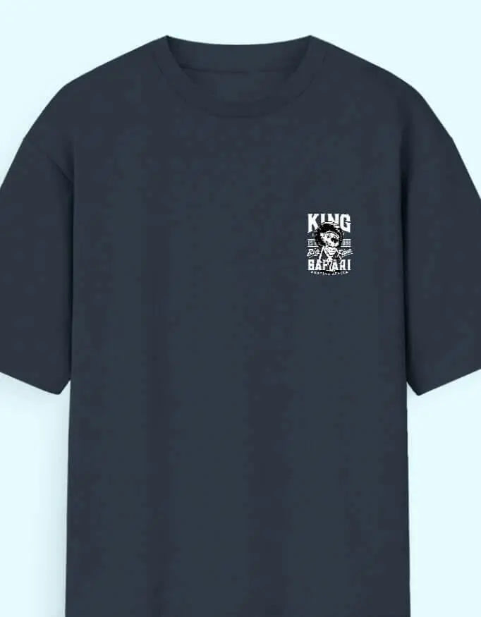 Oversized Safari Lion King Back Print T-Shirt – Big Five Wildlife Africa Graphic Tee Baklol Wear