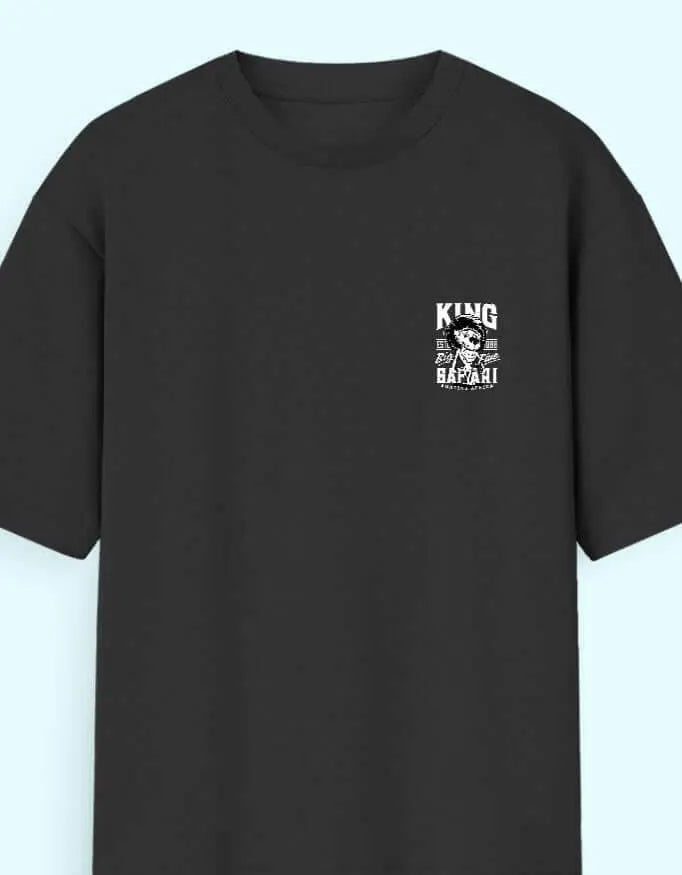 Oversized Safari Lion King Back Print T-Shirt – Big Five Wildlife Africa Graphic Tee Baklol Wear