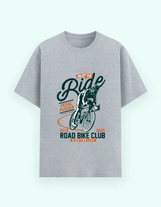 Road Bike Club Graphic T-Shirt – Cyclist Adventure Motivational Ride Tee Baklol Wear