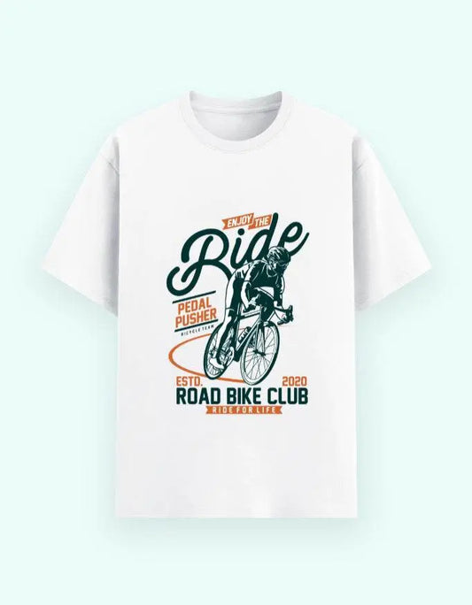 Road Bike Club Graphic T-Shirt – Cyclist Adventure Motivational Ride Tee Baklol Wear