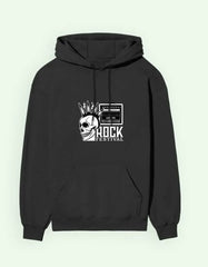 Rock Festival Unisex Hoodie – Skull & Amp Graphic Sweatshirt for Concert Fans Baklol Wear