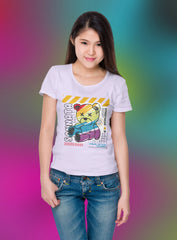 Sannata Bear Graphic T-Shirt for Women Baklol Wear