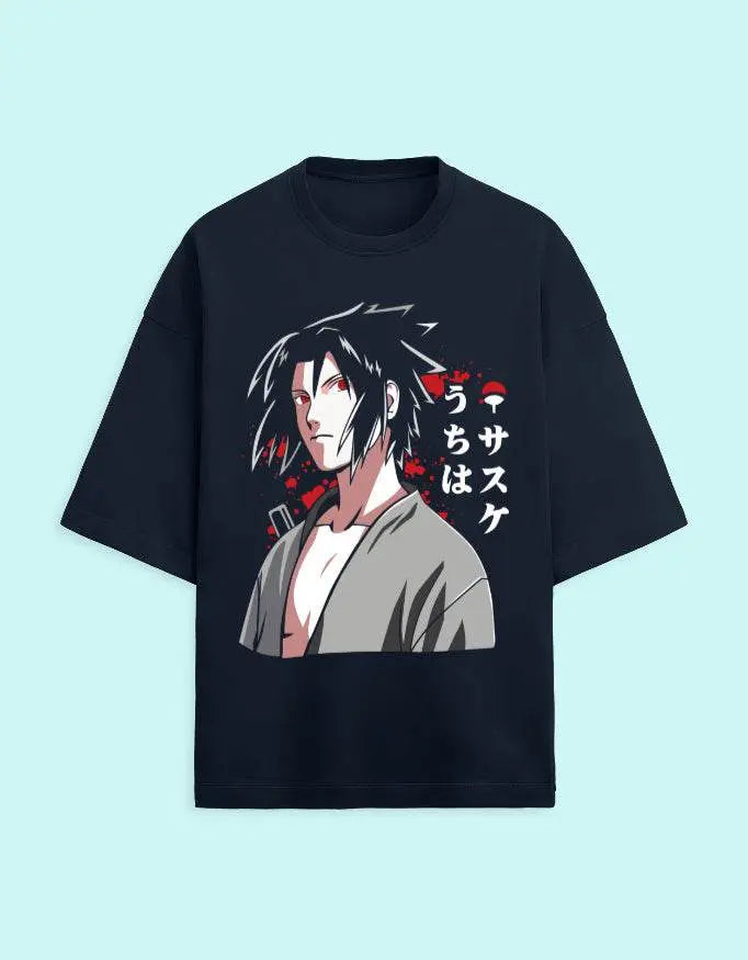 Sasuke Uchicha Premium Oversized Tshirt Baklol Wear