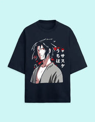 Sasuke Uchicha Premium Oversized Tshirt Baklol Wear