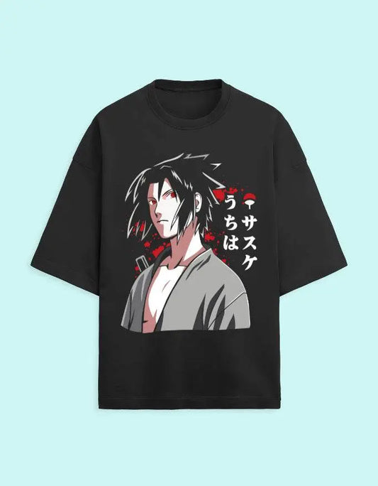 Sasuke Uchicha Premium Oversized Tshirt Baklol Wear