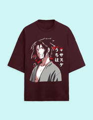 Sasuke Uchicha Premium Oversized Tshirt Baklol Wear