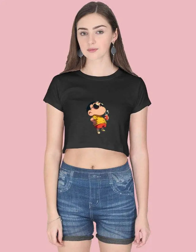 Shinchan Crop Top Baklol Wear