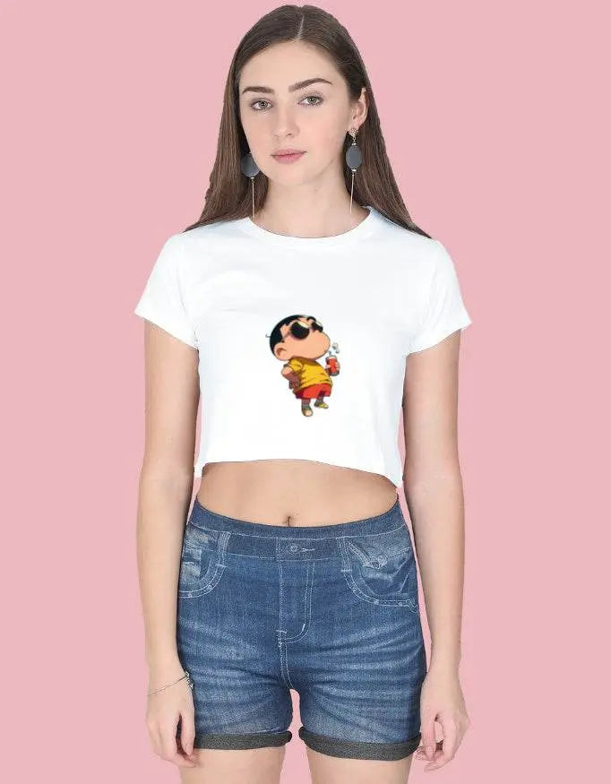 Shinchan Crop Top Baklol Wear