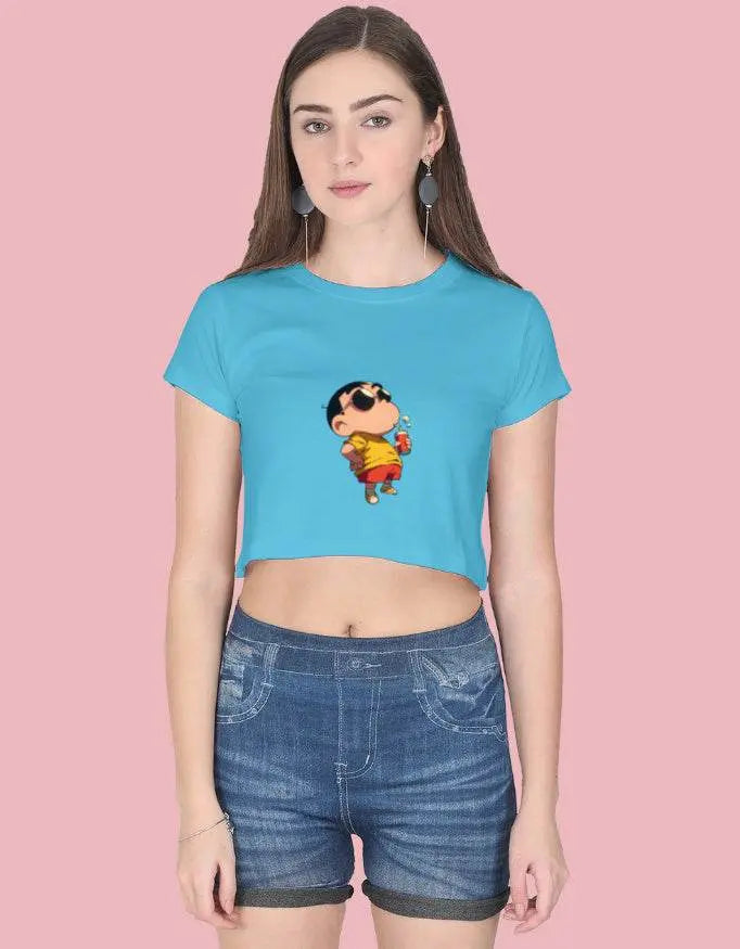 Shinchan Crop Top Baklol Wear
