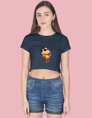 Shinchan Crop Top Baklol Wear