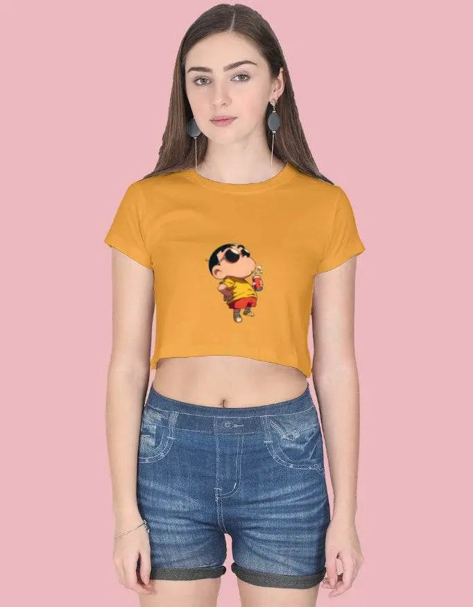 Shinchan Crop Top Baklol Wear