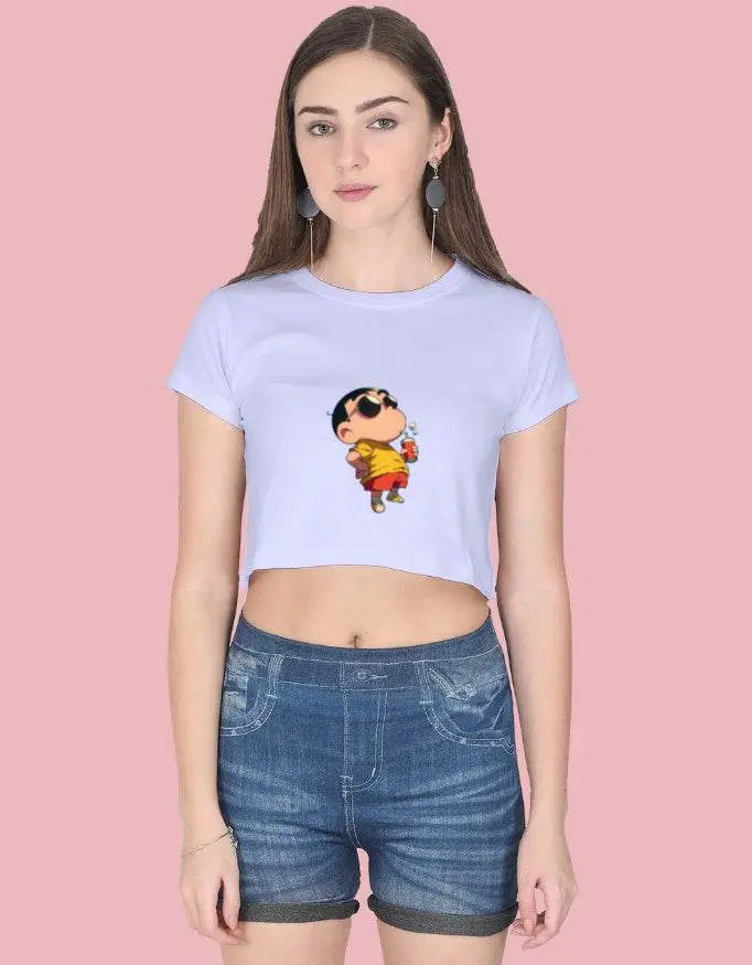 Shinchan Crop Top Baklol Wear