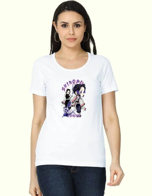 Shinobu Anime Graphic Women's Classic T-Shirt Baklol Wear