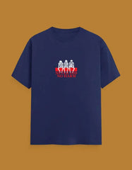 Premium Skeleton Graphic “Never Did No Harm” Classic Crew T-Shirt - Baklol Wear