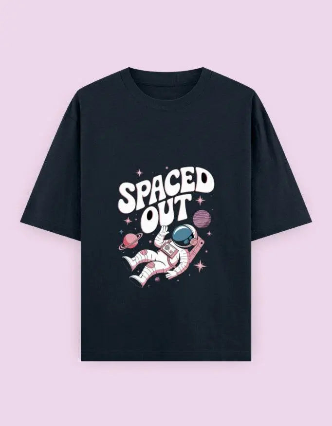 Spaced Out Unisex Oversized Classic T-Shirt Baklol Wear