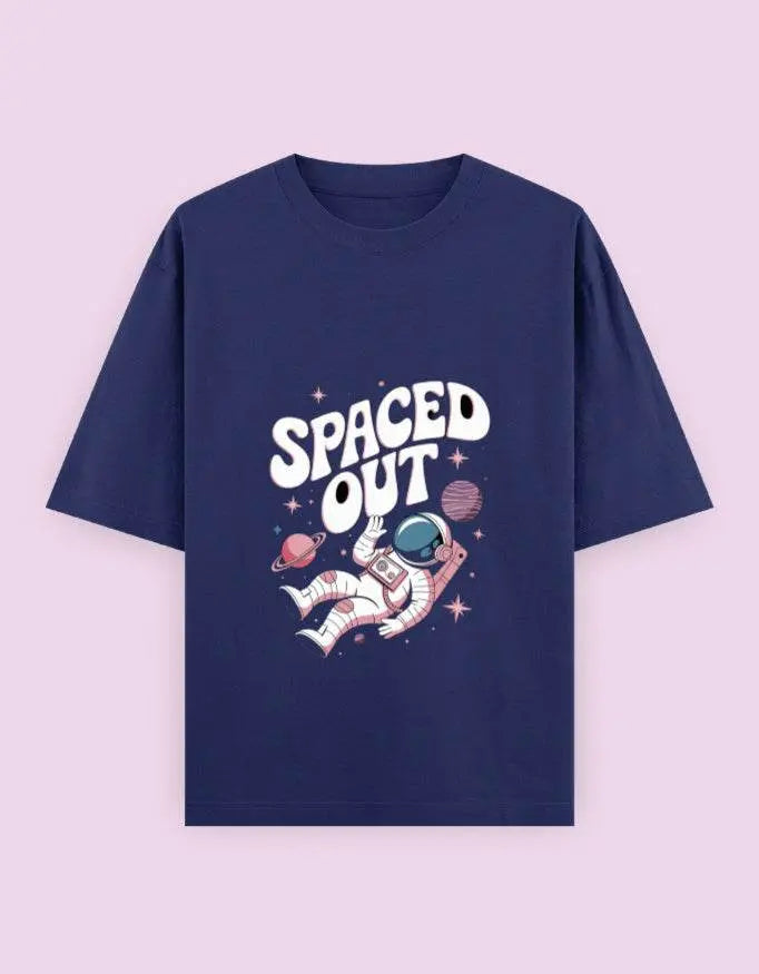 Spaced Out Unisex Oversized Classic T-Shirt Baklol Wear