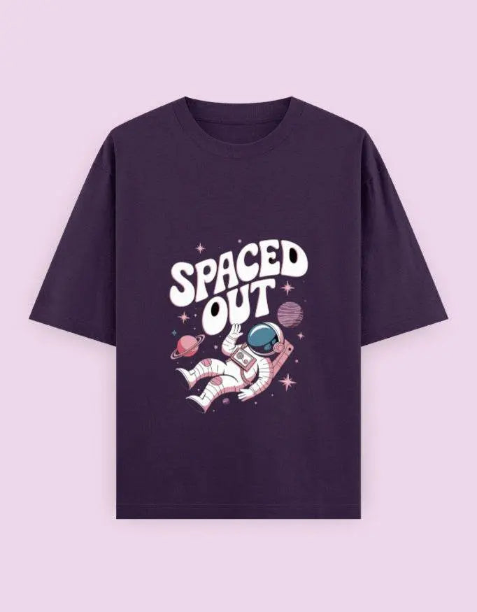 Spaced Out Unisex Oversized Classic T-Shirt Baklol Wear