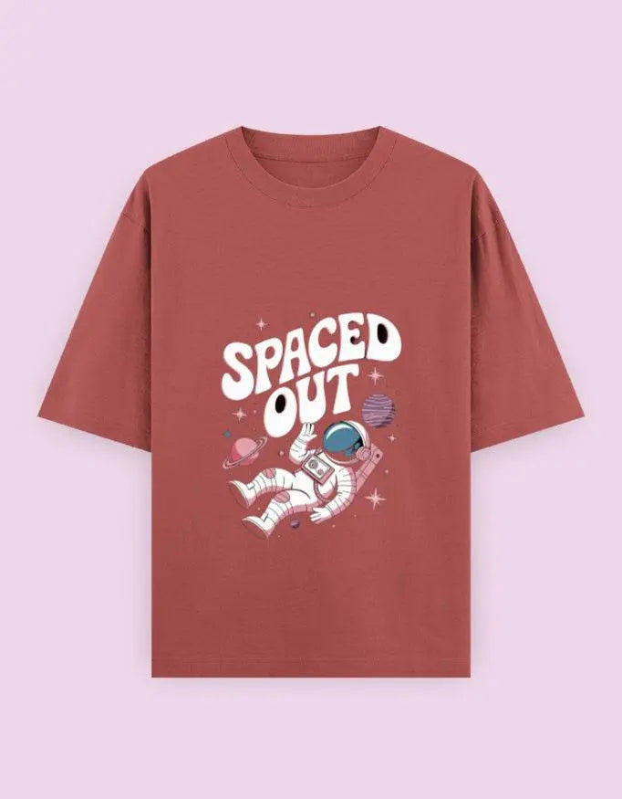 Spaced Out Unisex Oversized Classic T-Shirt Baklol Wear