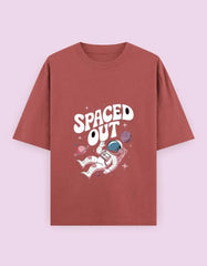 Spaced Out Unisex Oversized Classic T-Shirt Baklol Wear