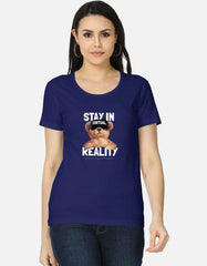Stay in Virtual Reality Teddy Graphic T-Shirt Baklol Wear