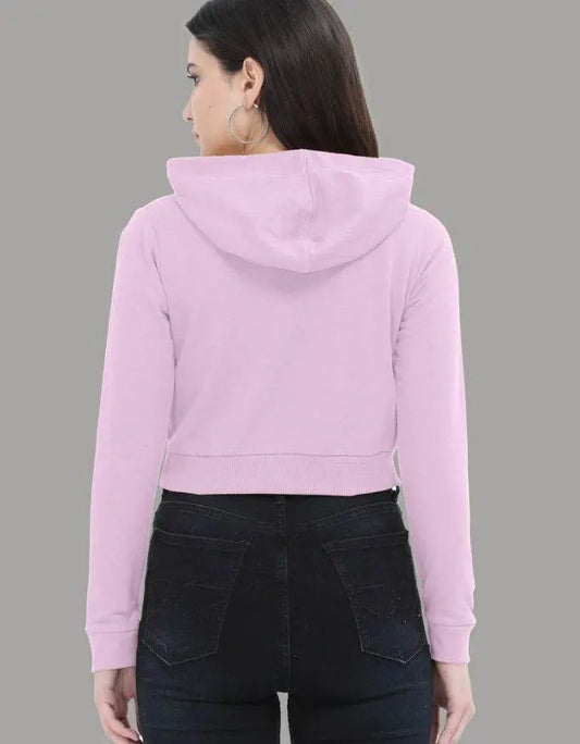 Stop Dreaming Start Doing Crop Hoodie – Lavender Motivational Streetwear for Women | Baklolwear Baklol Wear